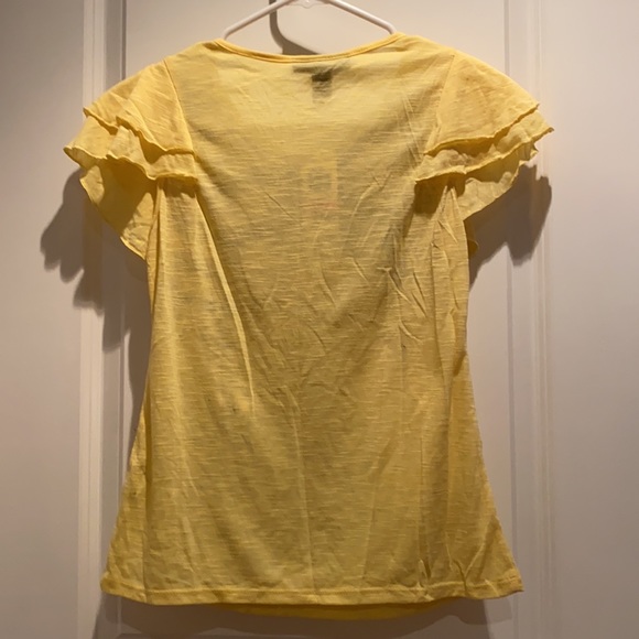 Women Flutter Sleeves Top - Picture 2 of 5